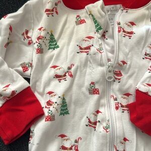 🎅🏼 Santa footie zip up 🎄